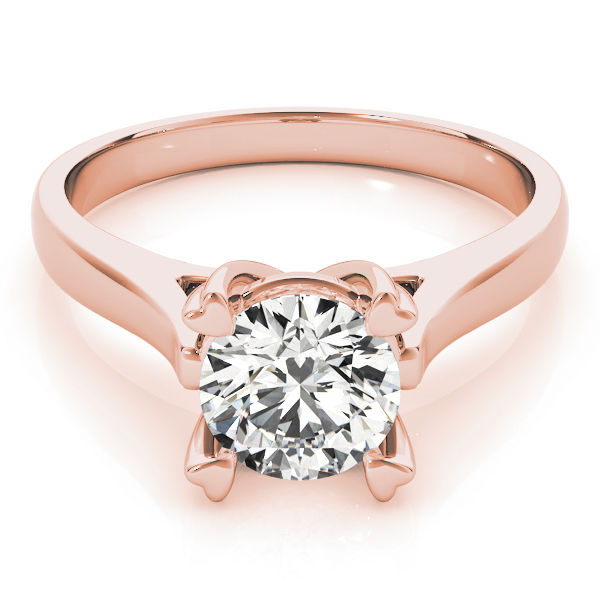 Thumbnail: Round Solitaire Engagement Ring