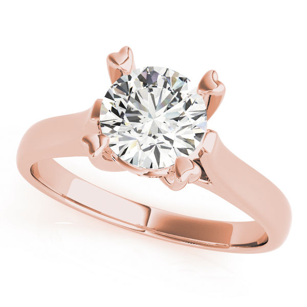 Thumbnail: Round Solitaire Engagement Ring