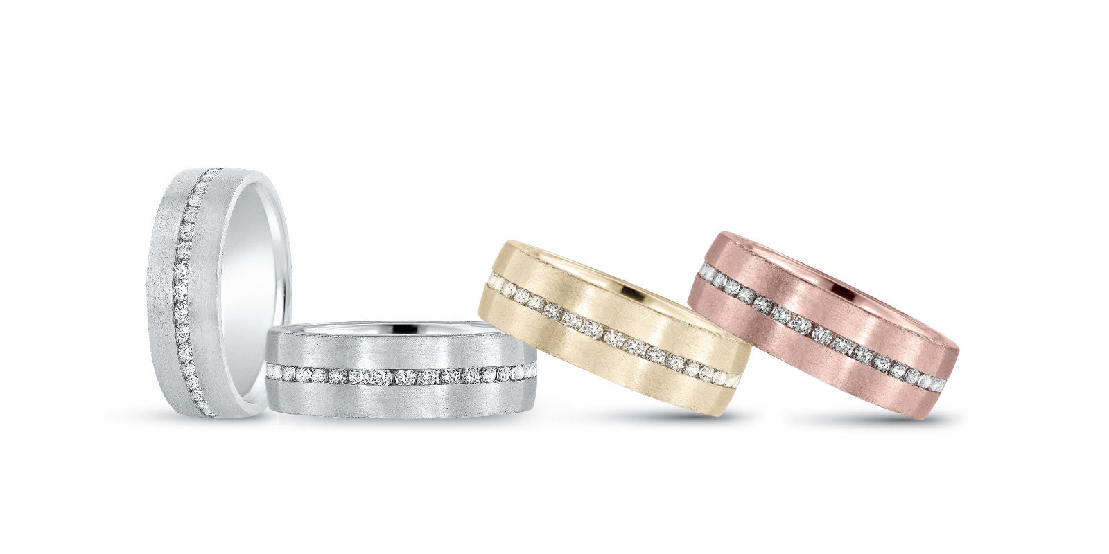 Mens Diamond Wedding Band