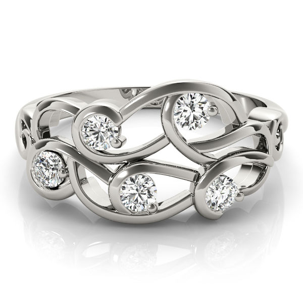 Thumbnail: Five Stone Diamond Ring
