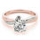 Thumbnail: Dual Tone Round Solitaire Engagement Ring