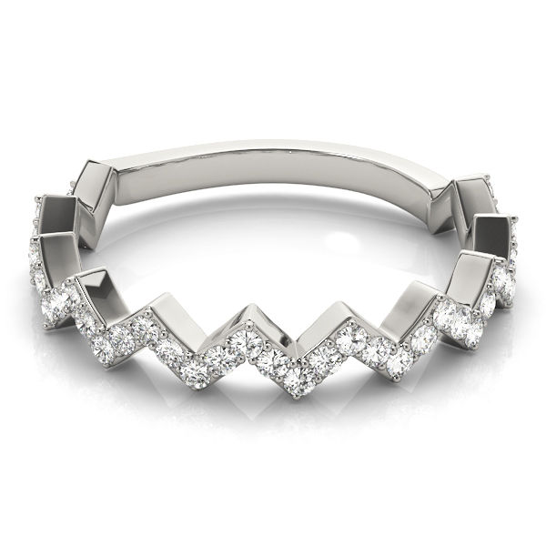 Thumbnail: Stackable Diamond Wedding Band