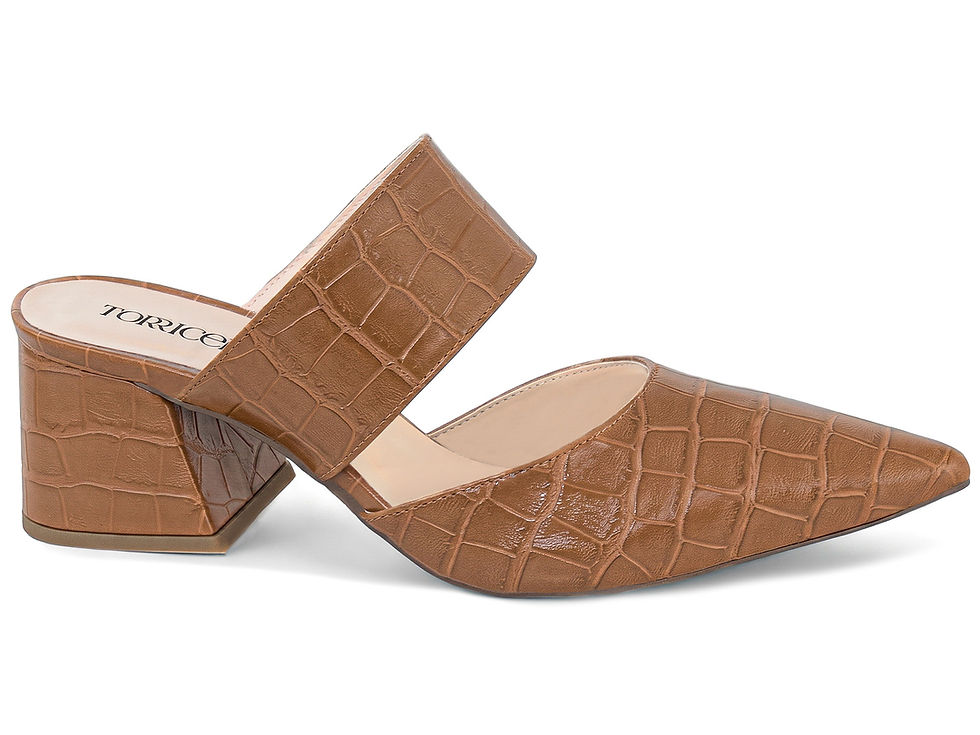 Thumbnail: Sapato Scarpin Mule Tamanco - Caramelo