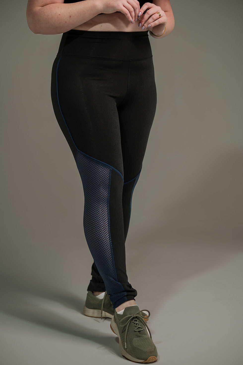 Thumbnail: Calça Legging Feminina com Filete e Tela