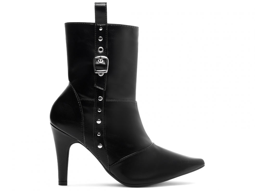 Thumbnail: Bota Bico Fino Feminina - Preto