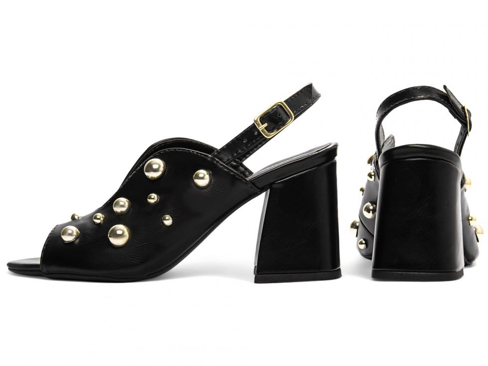 Thumbnail: Sandália Ankle Boot Feminina - Preto