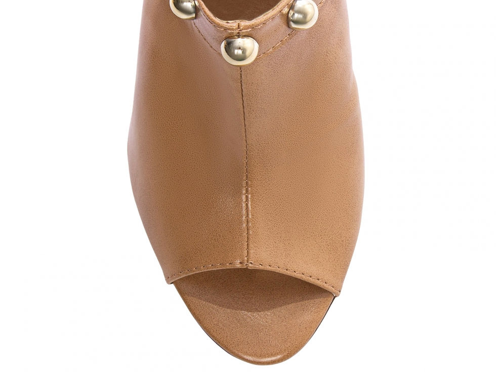 Thumbnail: Sandália Ankle Boot Feminina - Caramelo