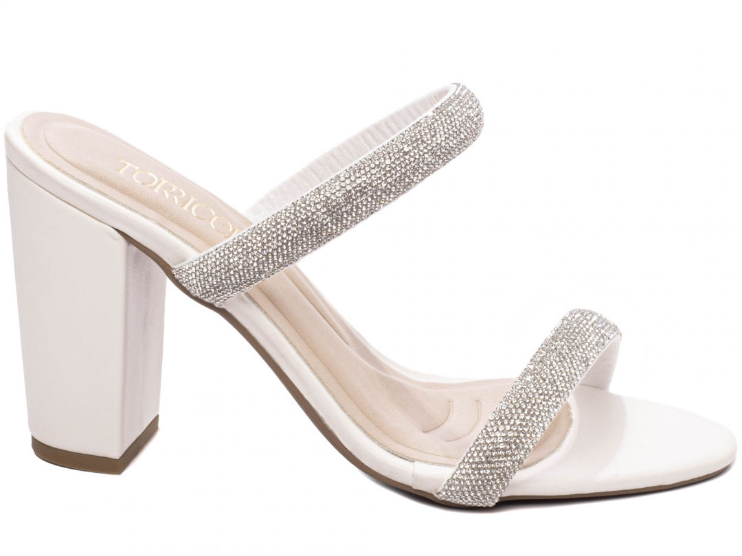 Sandália Tamanco Feminino - Off White