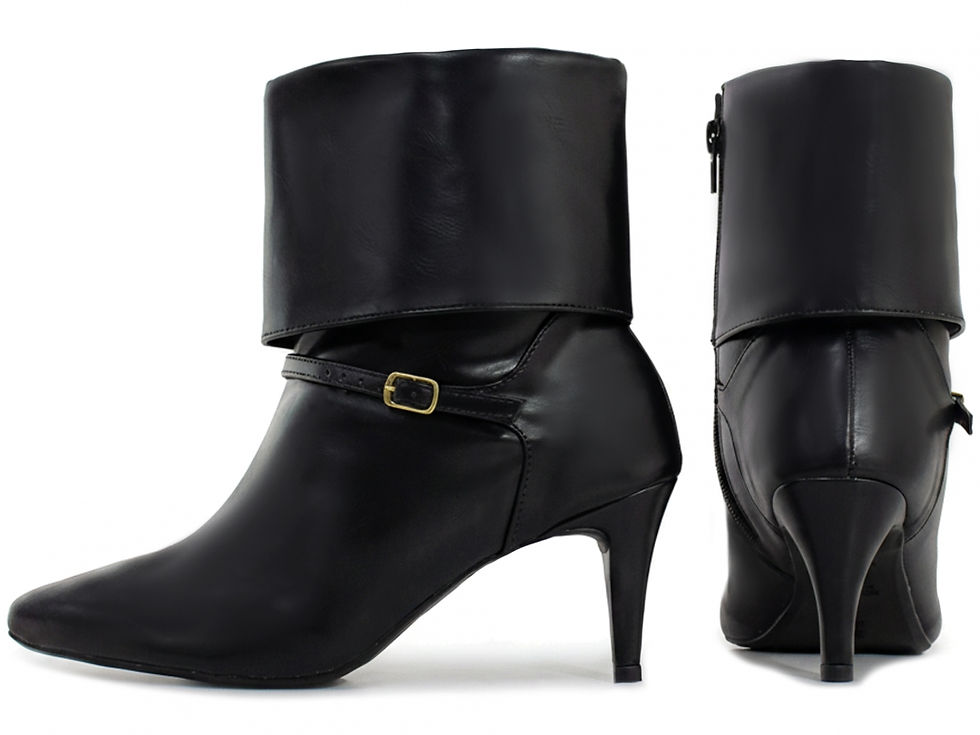 Thumbnail: Bota Ankle Boot Capa Cano Curto - Preto
