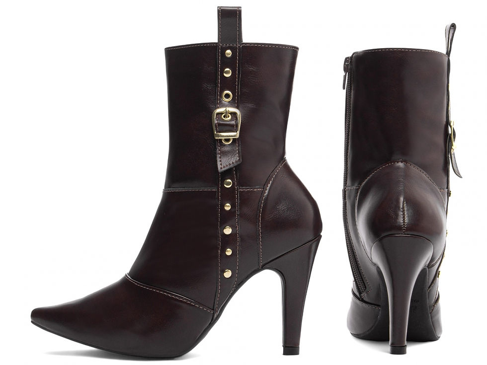 Thumbnail: Bota Bico Fino Feminina - CafÃ©