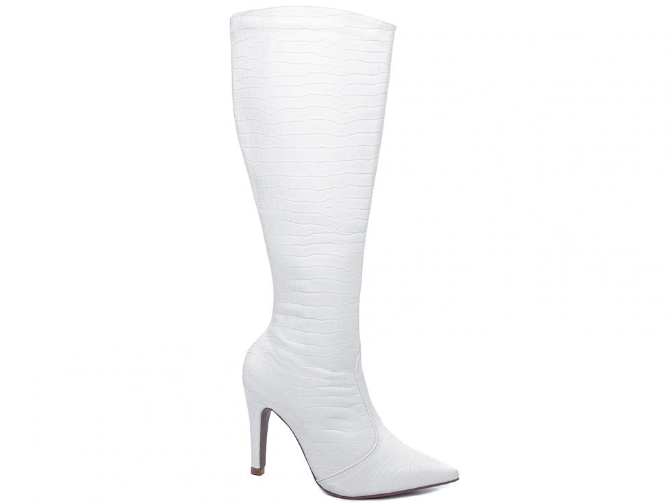 Thumbnail: Bota Bico Fino Feminina - Branco