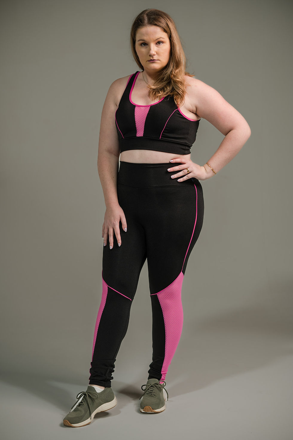 Thumbnail: Calça Legging Feminina com Filete e Tela
