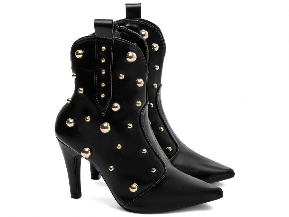 Thumbnail: Bota Bico Fino Feminina - Preto