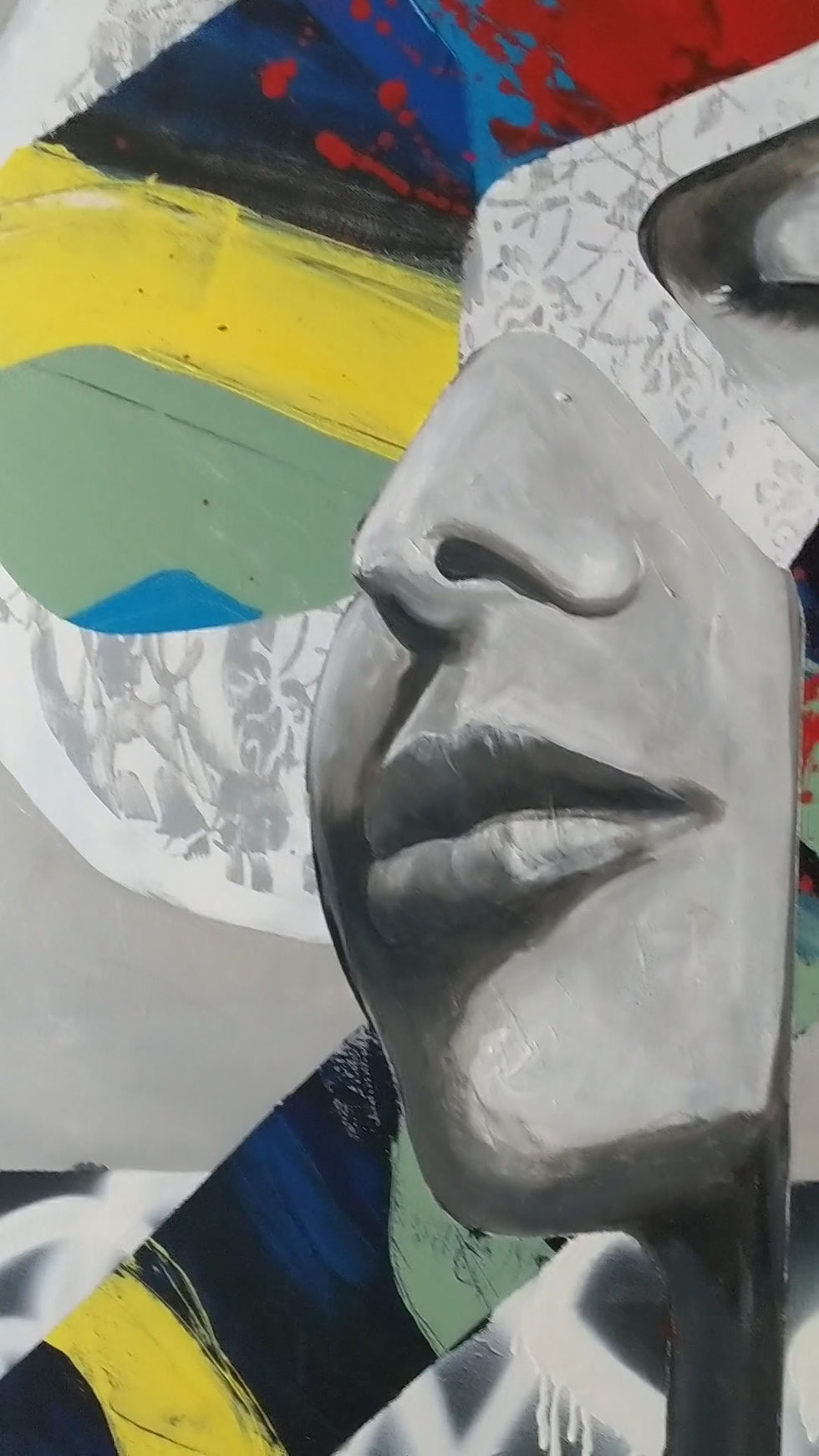 Thumbnail: "In my Eyes"  100x120x3 cm ( 39.3"X59.0")