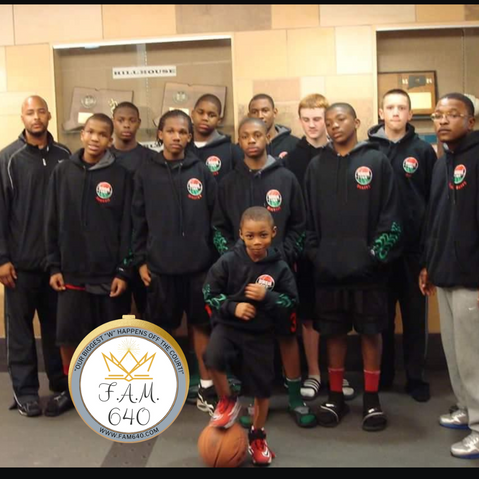 Referee training, basketball skills development, and competitive tournaments at F.A.M. 640. Athletes and officials in action, mastering the game and competing.