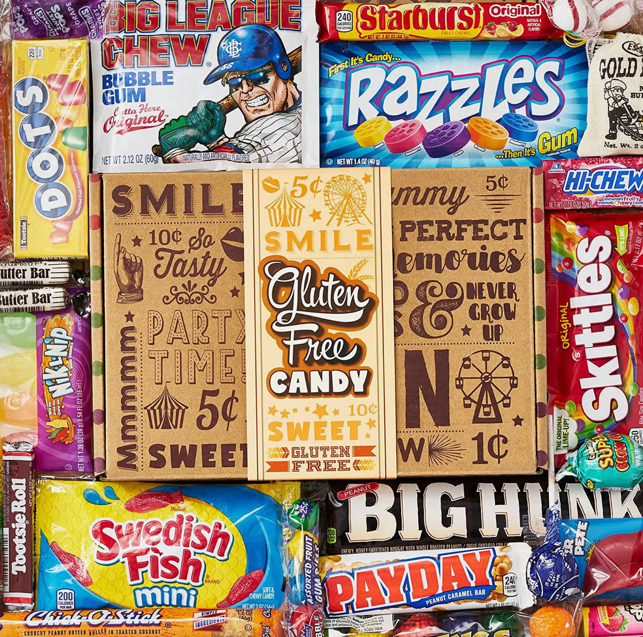 Retro Gluten Free Candy Assortment Gift set