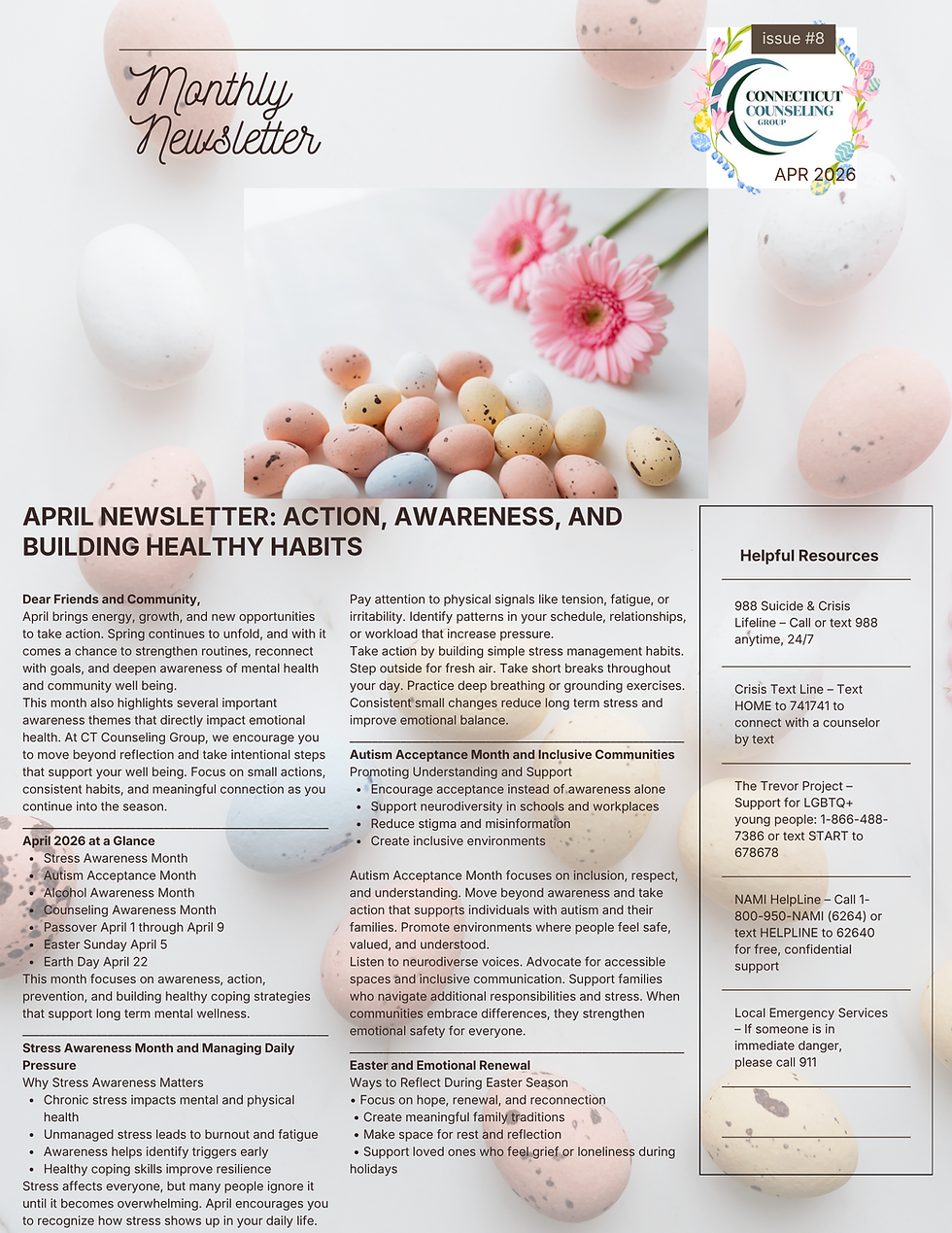 April Monthly Newsletter