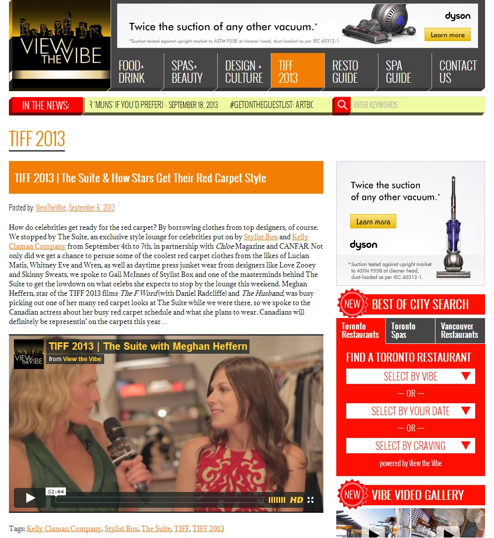 View The Vibe | September 2013