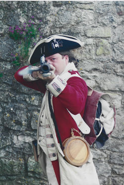 Down the barrel of the musket