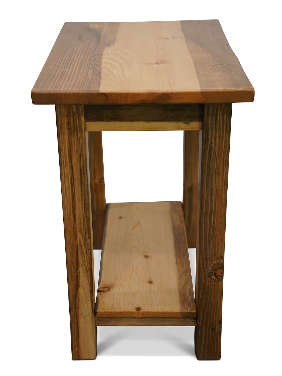 Thumbnail: Apgar Collection Live Edge Narrow End Table with Shelf
