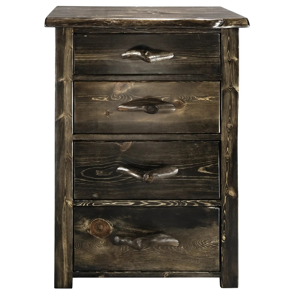 Thumbnail: Big Sky Live Edge 4 Drawer Chest of Drawers