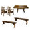 Thumbnail: Live Edge Dining Set 42"x94" - Provincial 