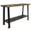 Thumbnail: Big Sky Live Edge Console Table - Shelf, Blackstone Iron Legs, Provincial