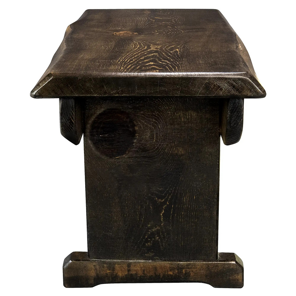 Thumbnail: Live Edge Dining Set 42"x72" - Jacobean 