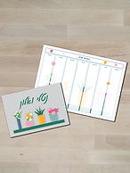 שלט מגנטי לדלת הבית ולוח תכנון מחיק