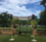 Wood chuppah
