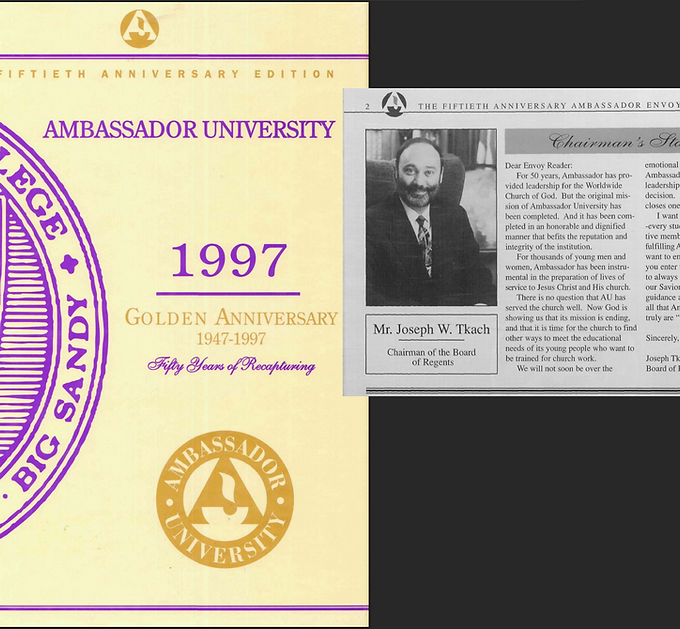 Ambassador University Closed 1997