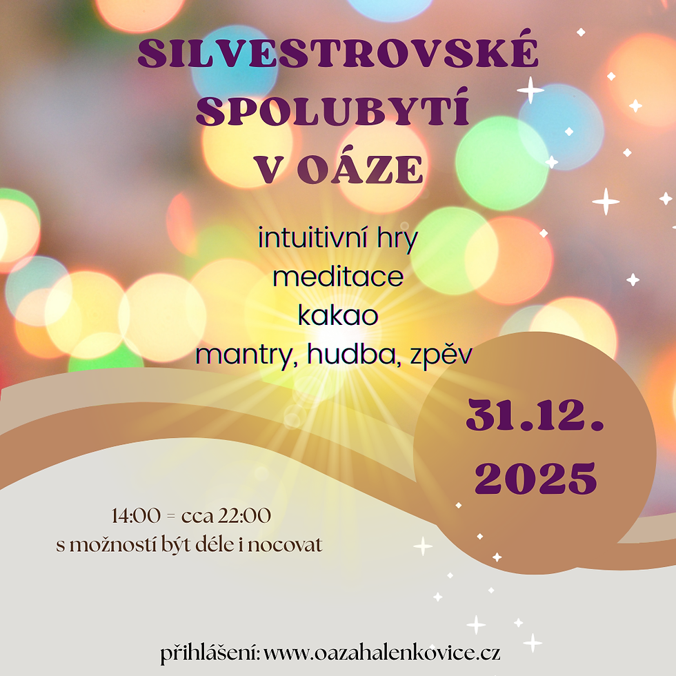 Silvestrovské spolubytí v Oáze