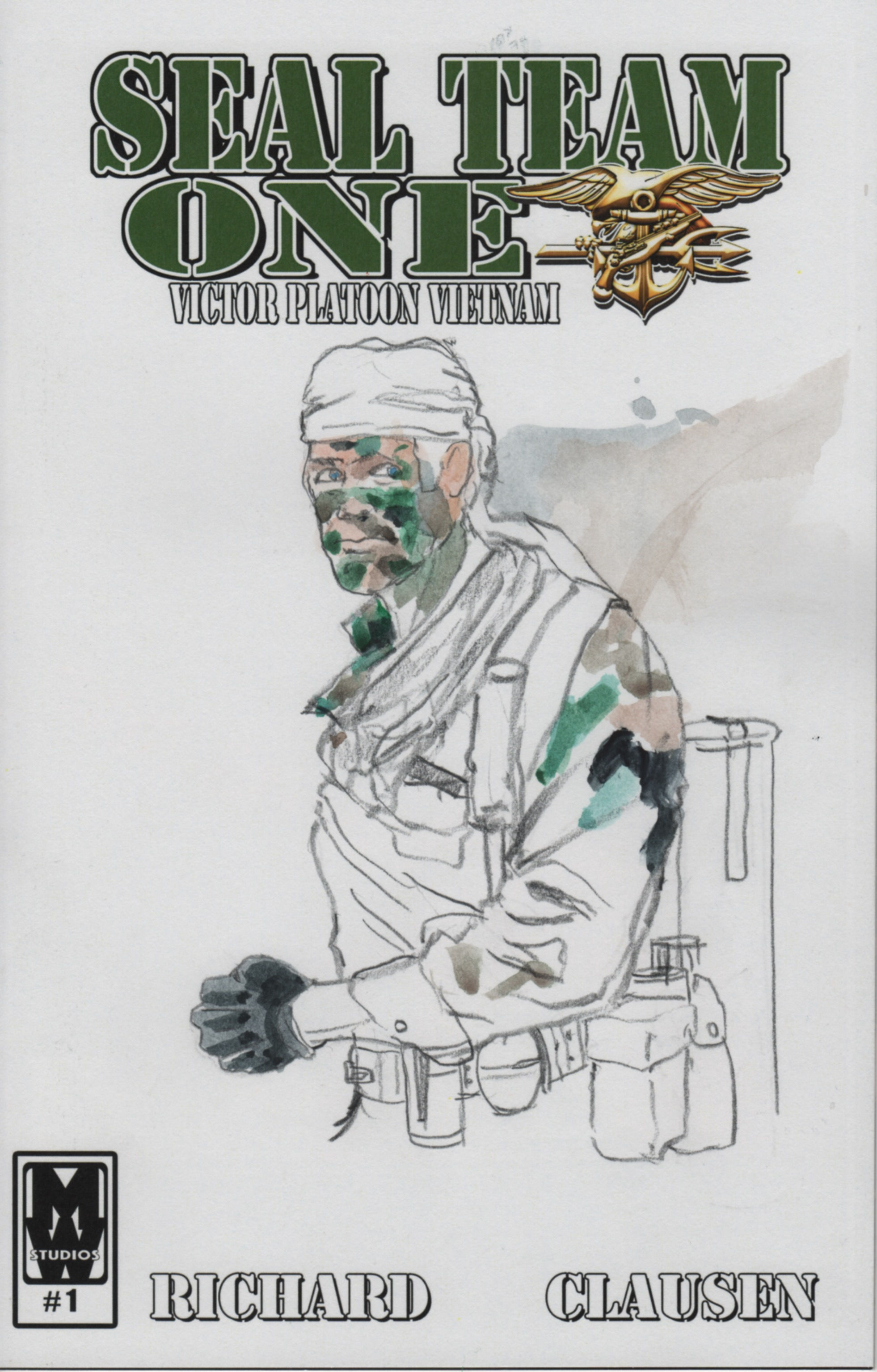 Seal Team One #1 Sketch Cover B