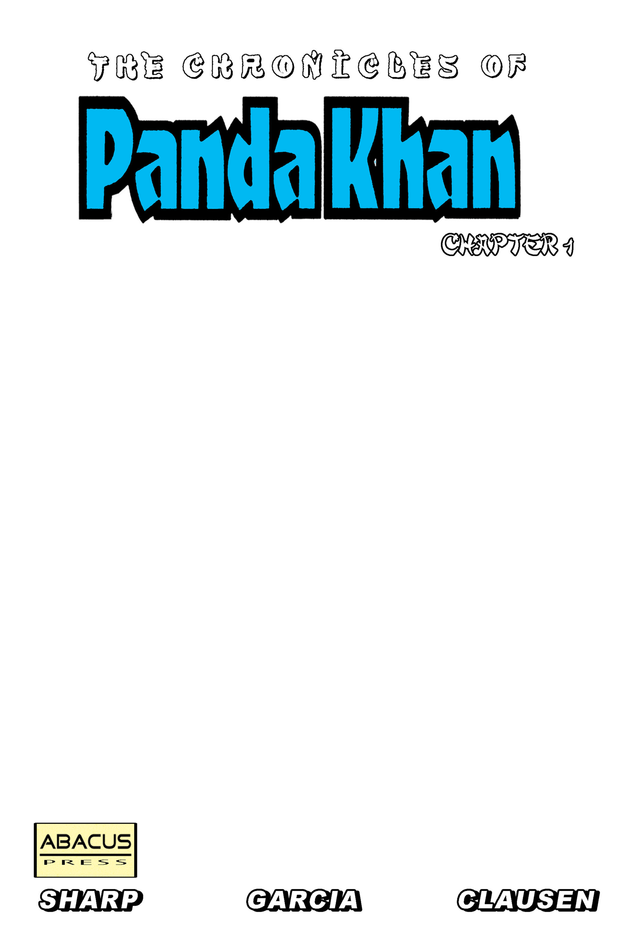 Panda Khan #1 Blank Sketch Cover