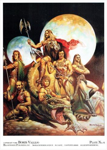 Thumbnail: Fantasy - A Signed, Limited Edition Portfolio by Boris Vallejo