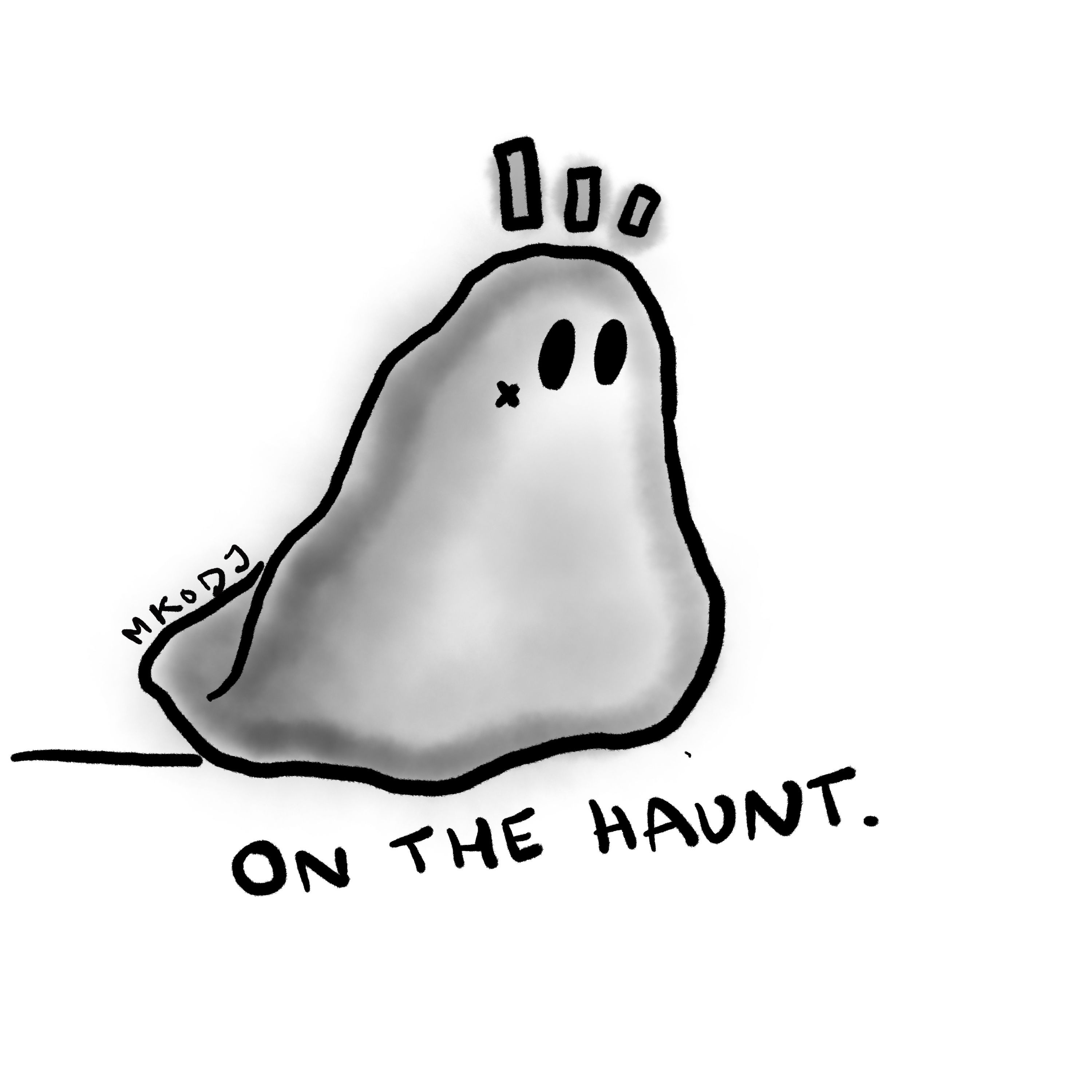 Ghostie "on the haunt"