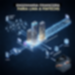 Infográfico isométrico de alta tecnologia com o título 'ENGENHARIA FINANCEIRA: FARIA LIMA & FINTECHS'. Ao centro, arranha-céus modernos representam o centro financeiro de São Paulo. A imagem ilustra fluxos digitais complexos: à esquerda, um esquema de 'Smurfing Digital via PIX' pulverizando dinheiro para inúmeras contas de 'laranjas'; à direita, o capital sendo convertido em investimentos lícitos como FIDCs, startups e construção civil de alto padrão. No canto inferior, um detalhe circular mostra uma transação de drogas em uma rua europeia ('Euro'), conectando a origem ilícita ao destino final nos escritórios da Faria Lima.