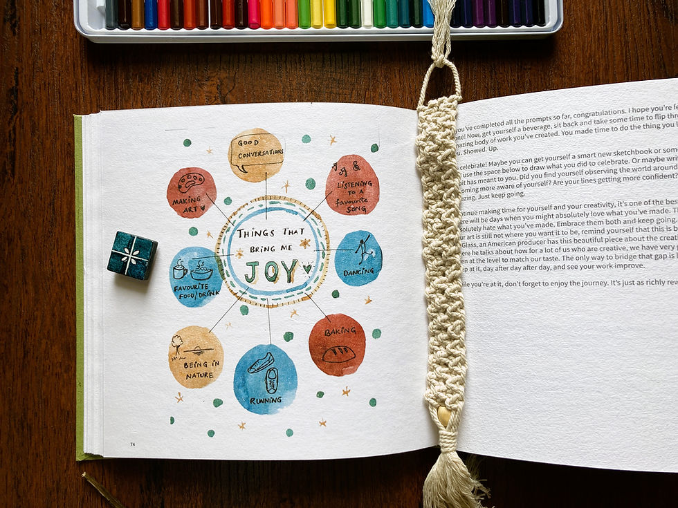 Thumbnail: Set of Two Copies of Slowing Down Art Journal