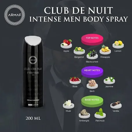 サムネイル： Body Spray Club de Nuit Intense Man Armaf 200ml