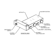 SAM-M-6 Blower box for air distribution