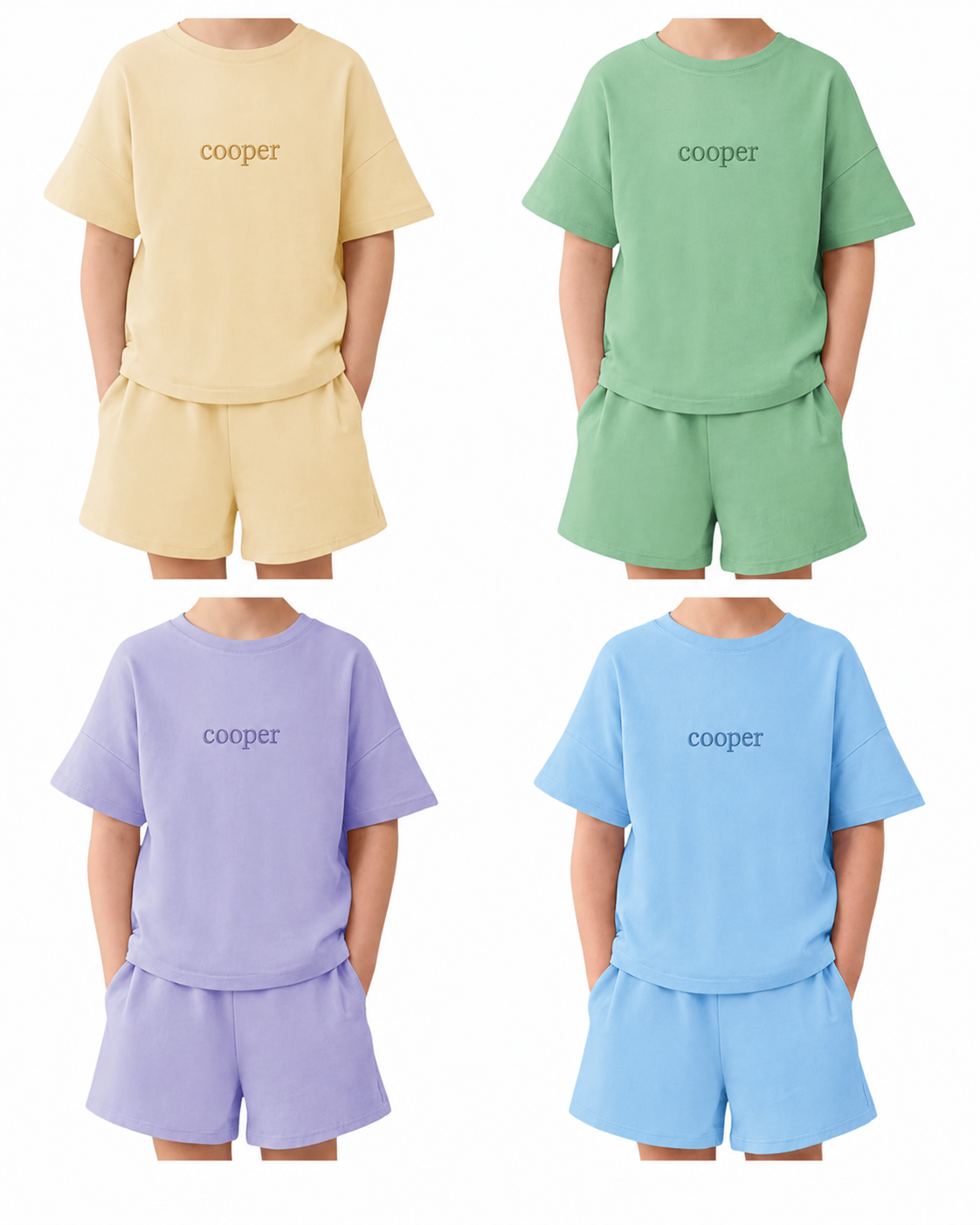 Embroidered Toddler Set