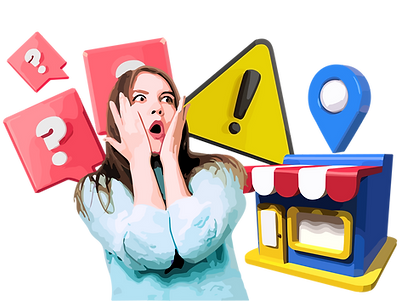 Emprendedora sorprendida al descubrir la importancia de elegir un domicilio comercial adecuado. Evita problemas futuros en tu empresa. Lee más en nuestro último artículo del blog de Evolutio