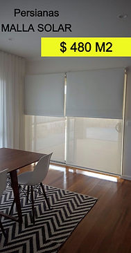 Persiana malla solar en cdmx