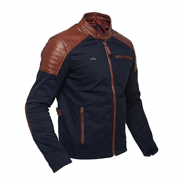 VESTE BI-MATIERE APEX R.E. NAVY