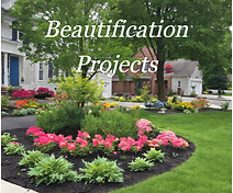 beautification Committee yard of the mon