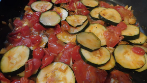 Guiso de berenjenas con tomate