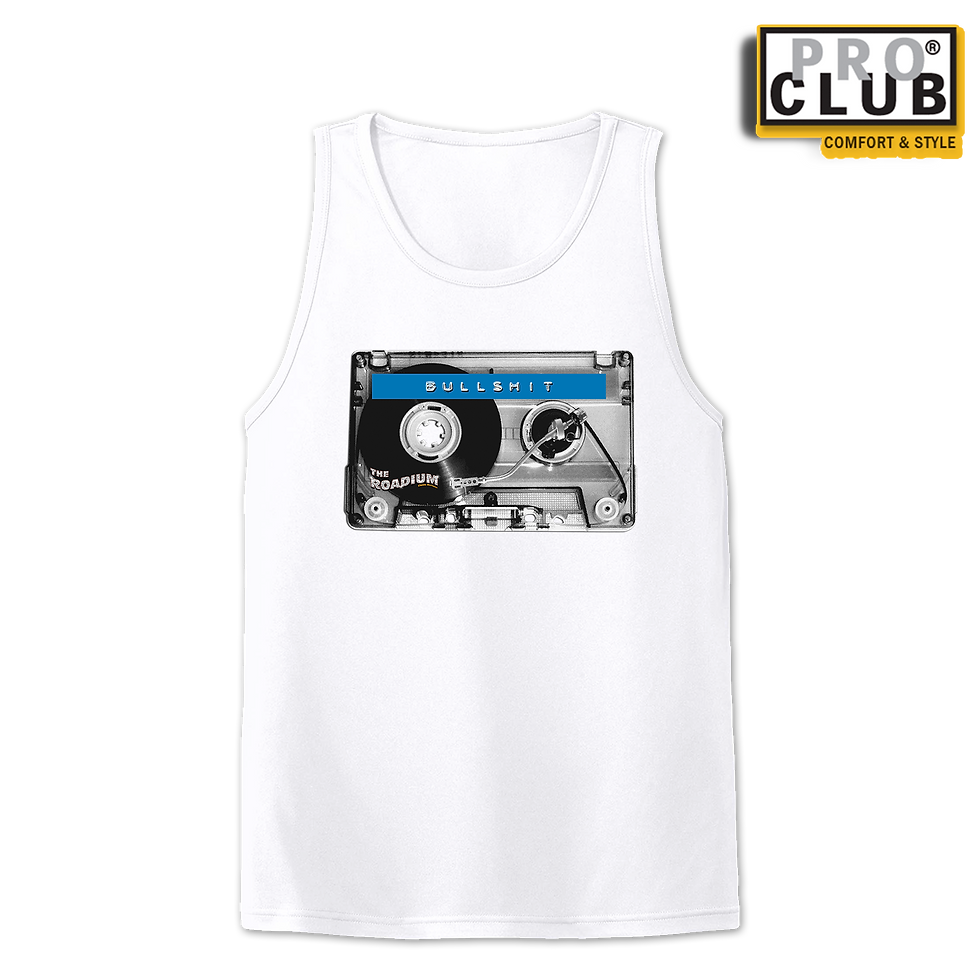 Thumbnail: BULLSHIT (CASSETTE TURNTABLE) MEN'S TANK TOP