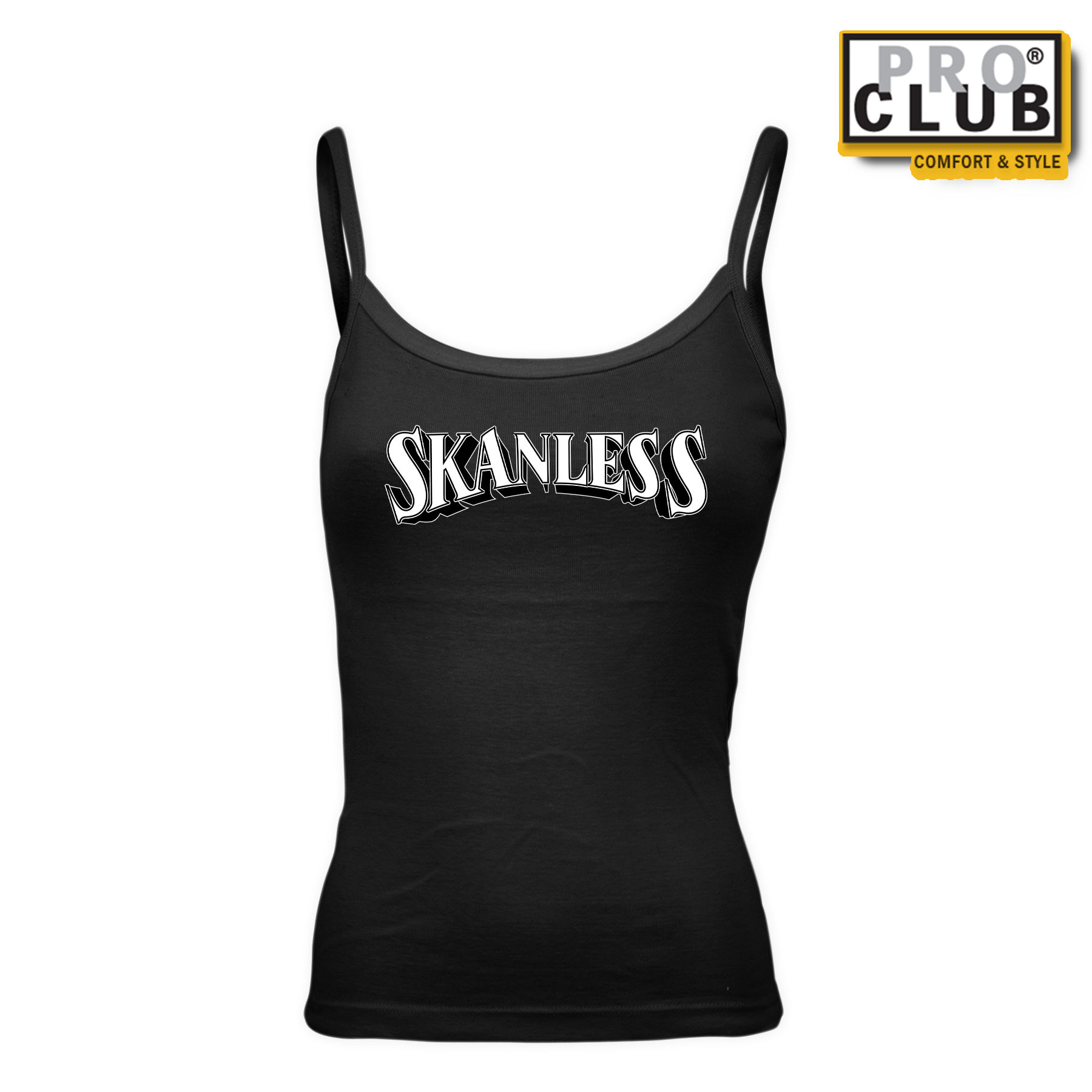SKANLESS (PINSTRIPE) WOMENS TANK TOP