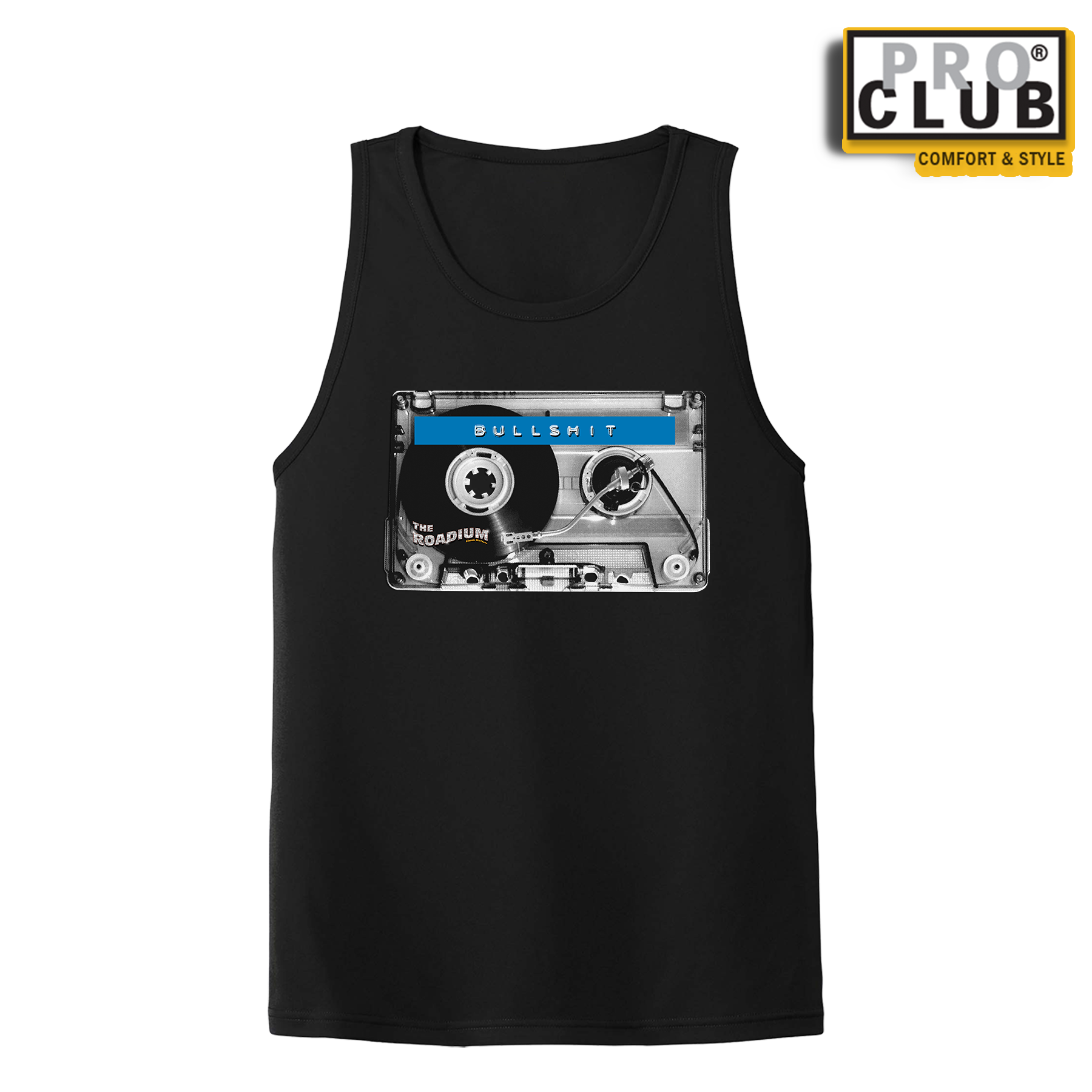 BULLSHIT (CASSETTE TURNTABLE) MEN'S TANK TOP