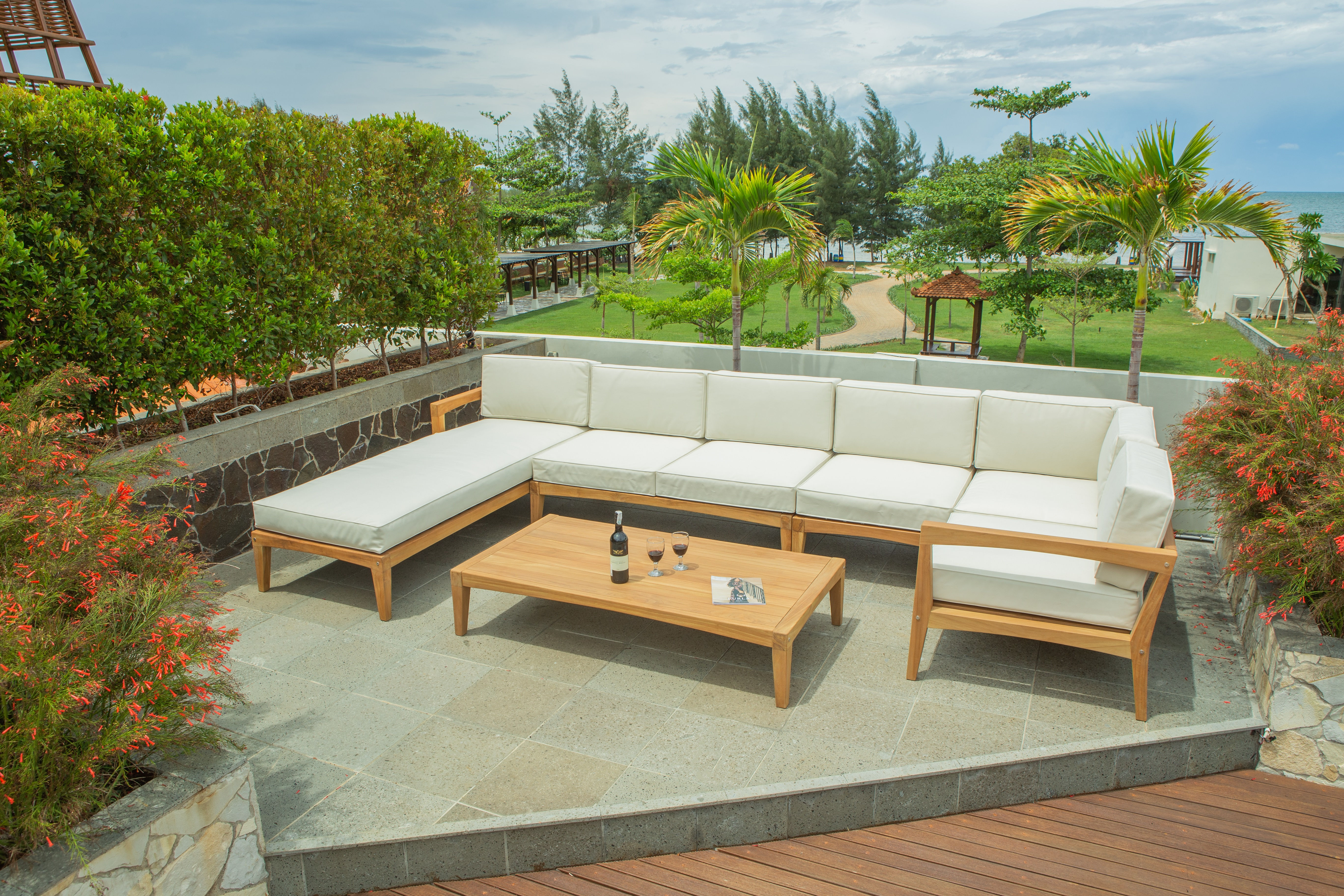 Composição Vernom 6 peças teca